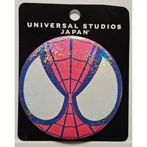 Universal Studios Japan Spider-Man Holographic‎ Button Pin